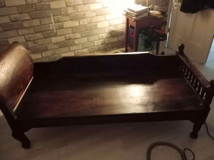 Photo of free Solid wood chaise longue (Wallasey) #1