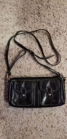 Photo of free Black vinyl purse #2