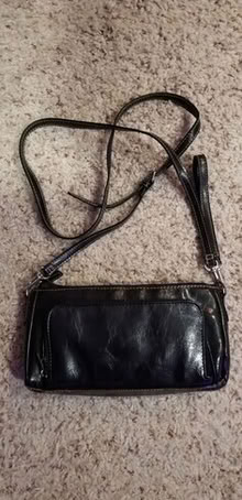 Photo of free Black vinyl purse #1