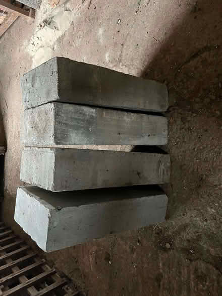 Photo of free Concrete lintel, blocks, blue bricks and slabs (Kingston Hill ST18) #3