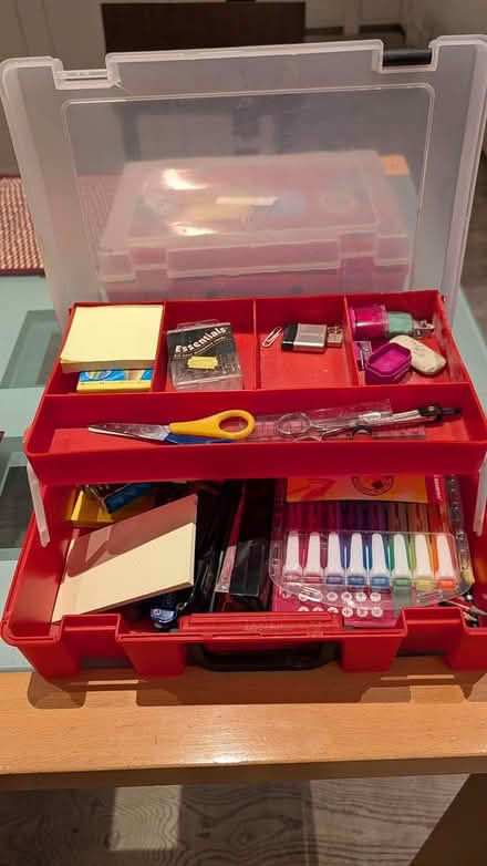 Photo of free Box of mixed stationery (Willesden Green) #1