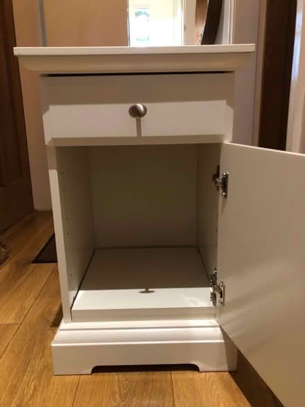 Photo of free White IKEA bedside table (Hebburn NE31) #2