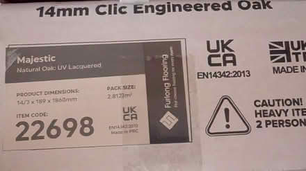 Photo of free 2 Boxes of flooring (Southgate N14) #2