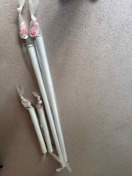 Photo of free a set of 4 white blackout roller blinds (Cutteslowe OX2) #1