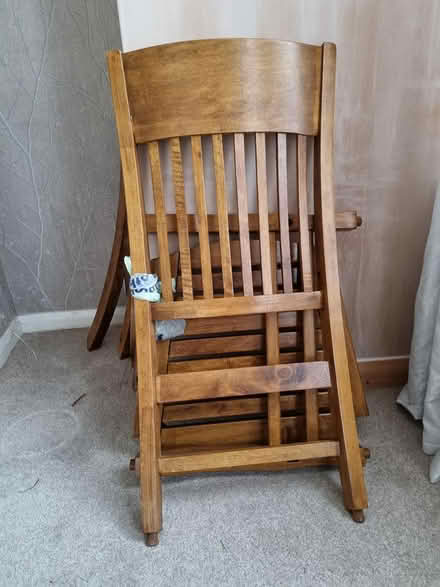Photo of free Wooden rocking chair (CH45) #1