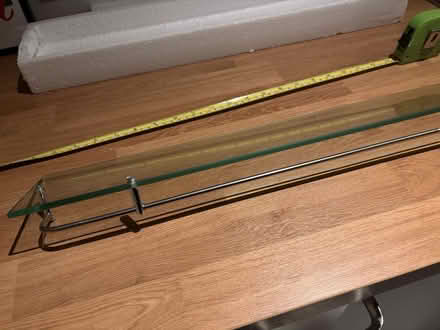 Photo of free Glass bathroom shelf (Wallington SM6) #1