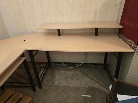 Photo of free Large, sturdy desk (Aspen Grove) #3