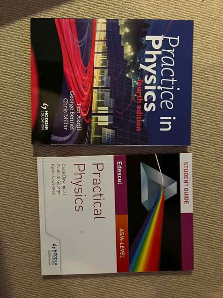 Photo of free 3 Physics a level text books (Shepherds Bush W14) #2