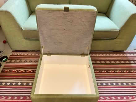 Photo of free 2 Seater Green Sofa (CB25) #2