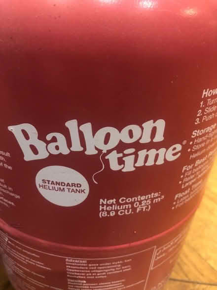Photo of free Helium Tank (BR3) #2