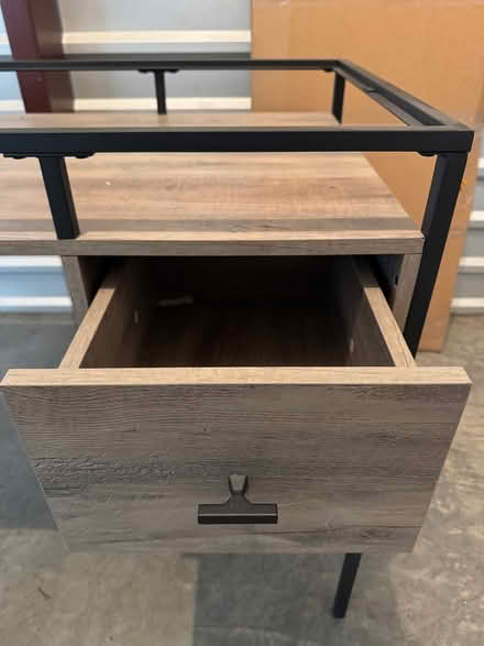 Photo of free Glass top desk (Storage by Crux Brewing) #3