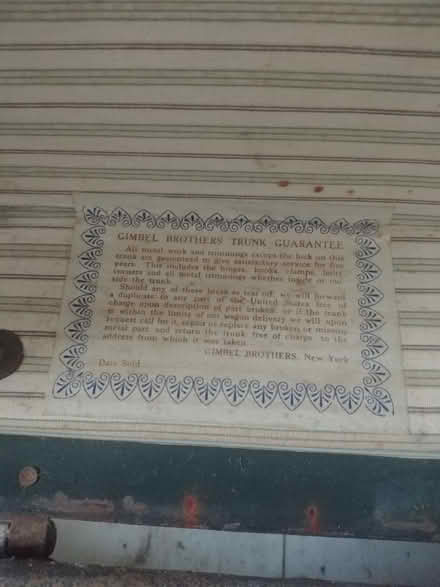 Photo of free Vintage trunk (Nr South Norwood Lakes SE19) #4