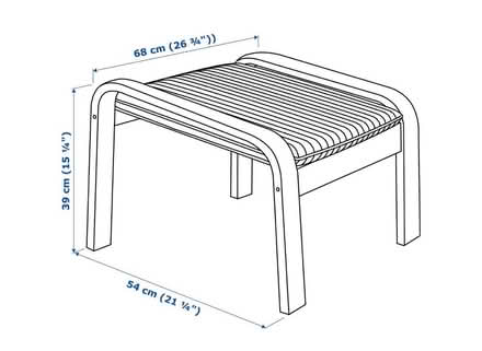 Photo of free IKEA POANG footstool (Manchester M9) #2