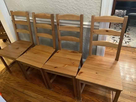 Photo of free 4 Kitchen or Dining Chairs (Northwestern Morton Grove) #1