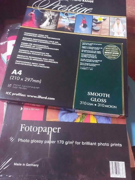 Photo of free Selection of A4 photo printing paper (Stanley DE7) #3