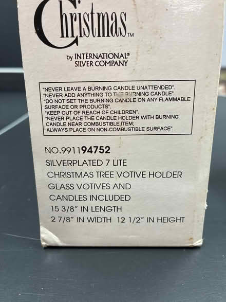 Photo of free Christmas candle decoration (Burnhamthorpe and Tomken) #3