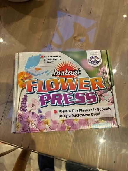 Photo of free Flower press (Leckhampton GL53) #1