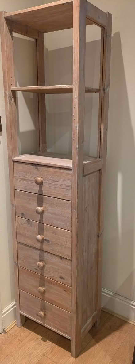 Photo of free Wooden drawers/shelf unit (SO40 3ng) #2