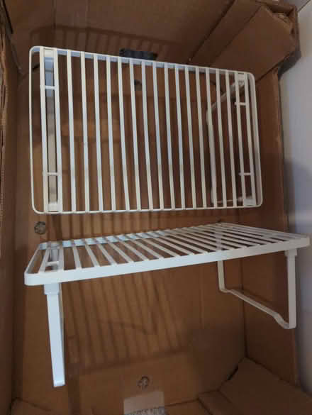 Photo of free 2 metal shelves (Aston OX18 2) #1