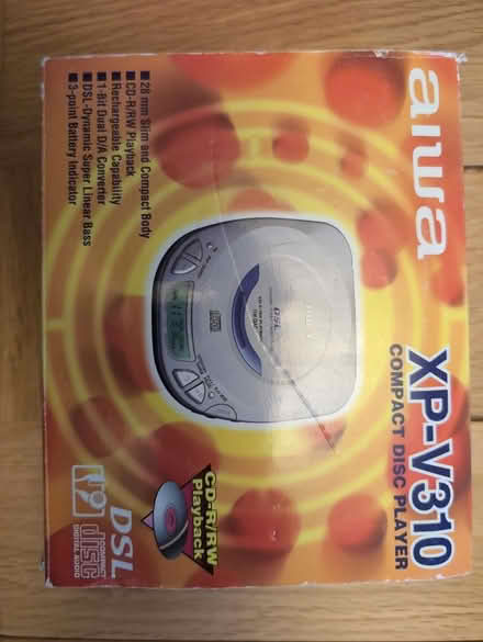 Photo of free Aiwa single portable CD player (RH16) #2