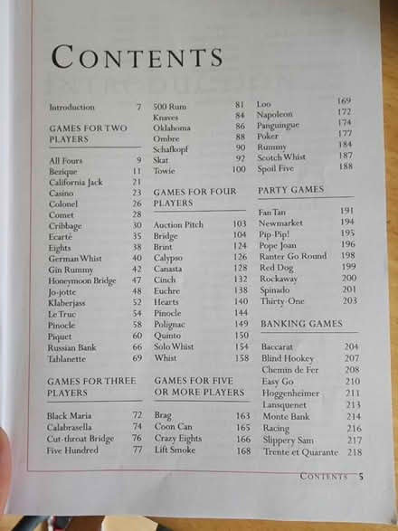 Photo of free Card game book (Portchester PO16) #2