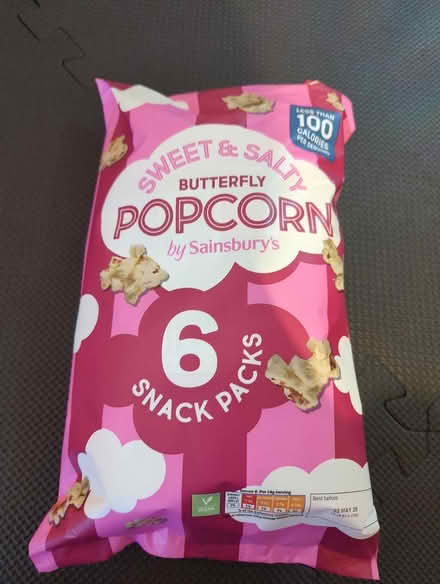 Photo of free Sweet and salty popcorn - 6 pack (Merton SW19) #1
