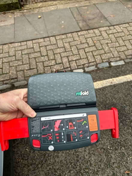 Photo of free Mifold Folding booster seat x2 (Tower Hamlets, E3) #3