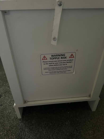 Photo of free White bedside table (Ellesmere Port) #4