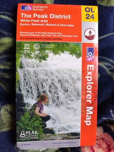 Photo of free Ordnance survey map Peaks (Gidea Park RM11) #1