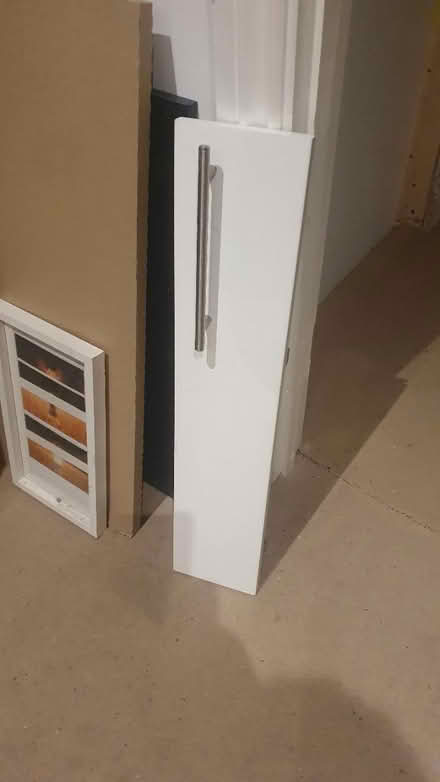 Photo of free White gloss kitchen cupboard doors (Preston Road BN1 6) #3
