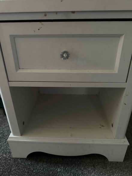 Photo of free White bedside table (Ellesmere Port) #2