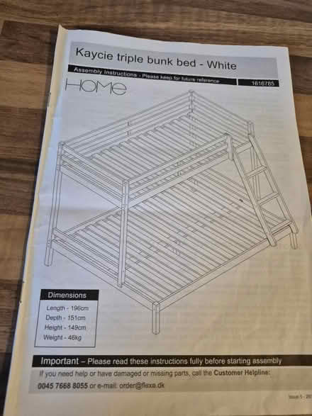 Photo of free Triple Bunk (GL52 Bishop's Cleeve) #4