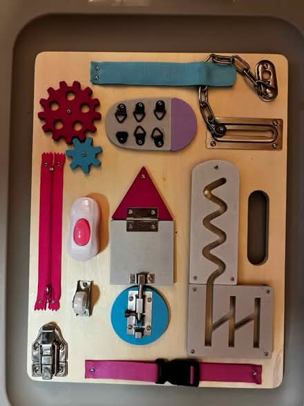 Photo of free Toddler Busy Board (Falls Church) #1