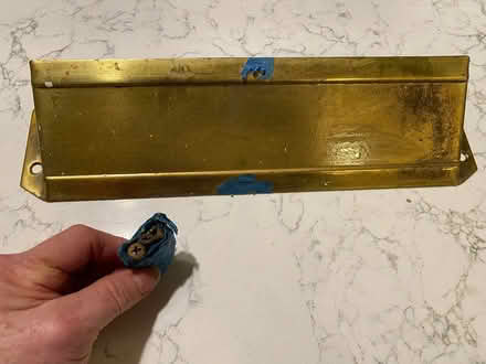 Photo of free Letter box plate (brass?) (Brightwood Park/Petworth DC) #3