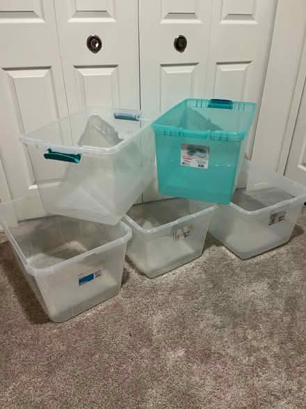 Photo of free Large Plastic Totes with no lids (Wixom) #1