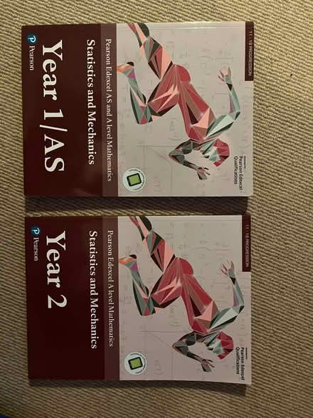 Photo of free Maths A Level text books - pure, stats and mechanics (Shepherds Bush W14) #1