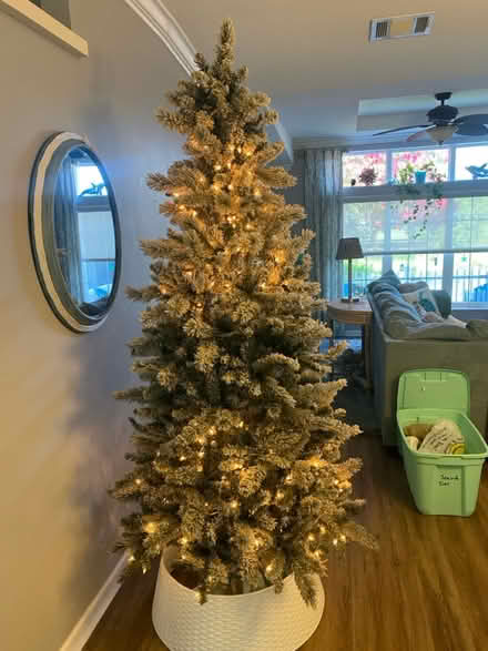 Photo of free 7.5 ft Pre lit Christmas Tree (Port St. Lucie) #2