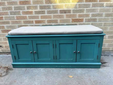 Photo of free Handsome Bench & Shoe Storage (Montclair/Mayfair (E Denver)) #1