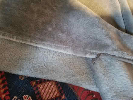 Photo of free Large velour gray blanket (East Finchley N2) #2