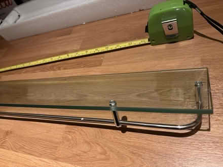Photo of free Glass bathroom shelf (Wallington SM6) #2