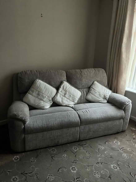 Photo of free Beige 3 seater sofa. (Swinton M27) #3