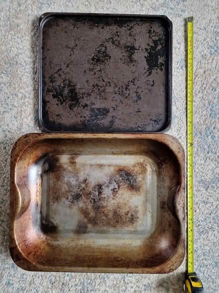Photo of free Two oven baking trays (Woking GU22 9) #1