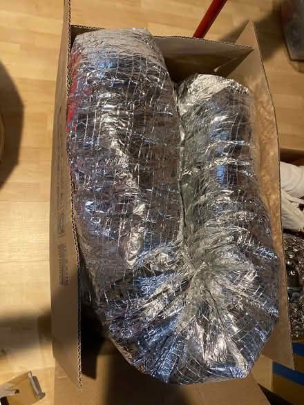 Photo of free 20’ insulated 4” duct (Nepean) #1