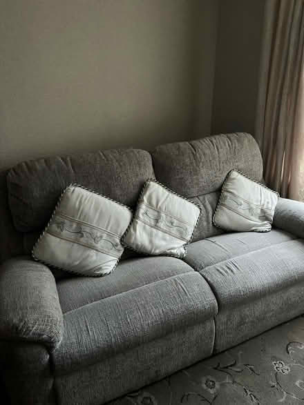 Photo of free Beige 3 seater sofa. (Swinton M27) #2