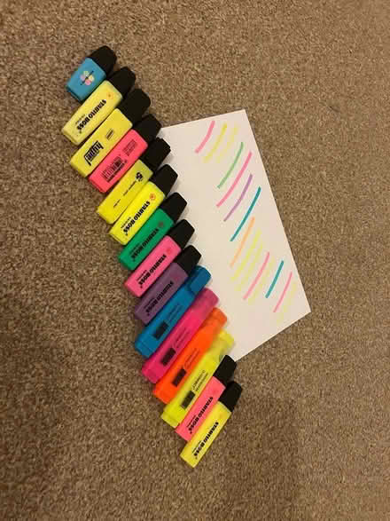 Photo of free Highlighter pens (Trumpington Ward CB2) #1