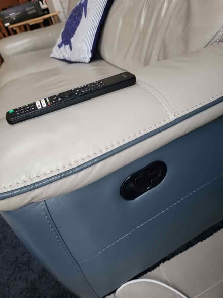 Photo of free 3 seater leather recliner couch (Blanchardstown) #2