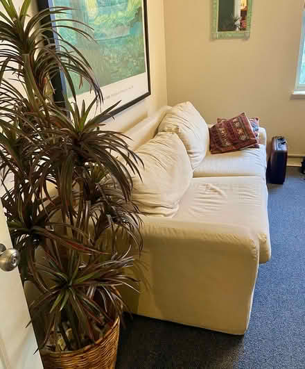 Photo of free IKEA white cloth sofa (Pacifica, CA) #2