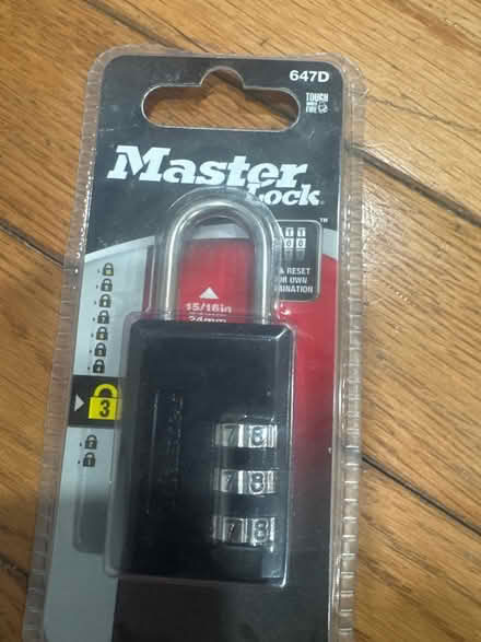 Photo of free Master combination lock (Stuyvesant Heights) #1