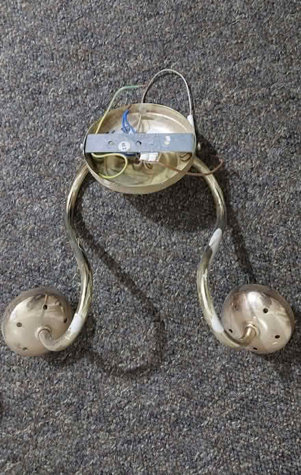 Photo of free Pair of brass wall lights (Oswestry SY11) #2