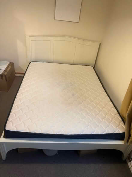 Photo of free Queen bedframe and mattress (Corsham SN13) #2